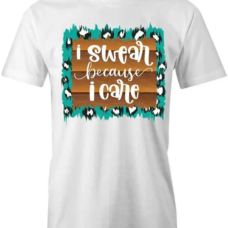 

SWEAR BC I CARE Футболка d Хлопковая одежда QUOTE S1WCA417