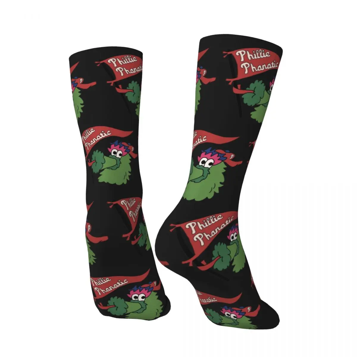 Phillie Phanatic Socks calze autunnali Retro adulti uomo calze morbide calde calze Anti sudore da corsa personalizzate