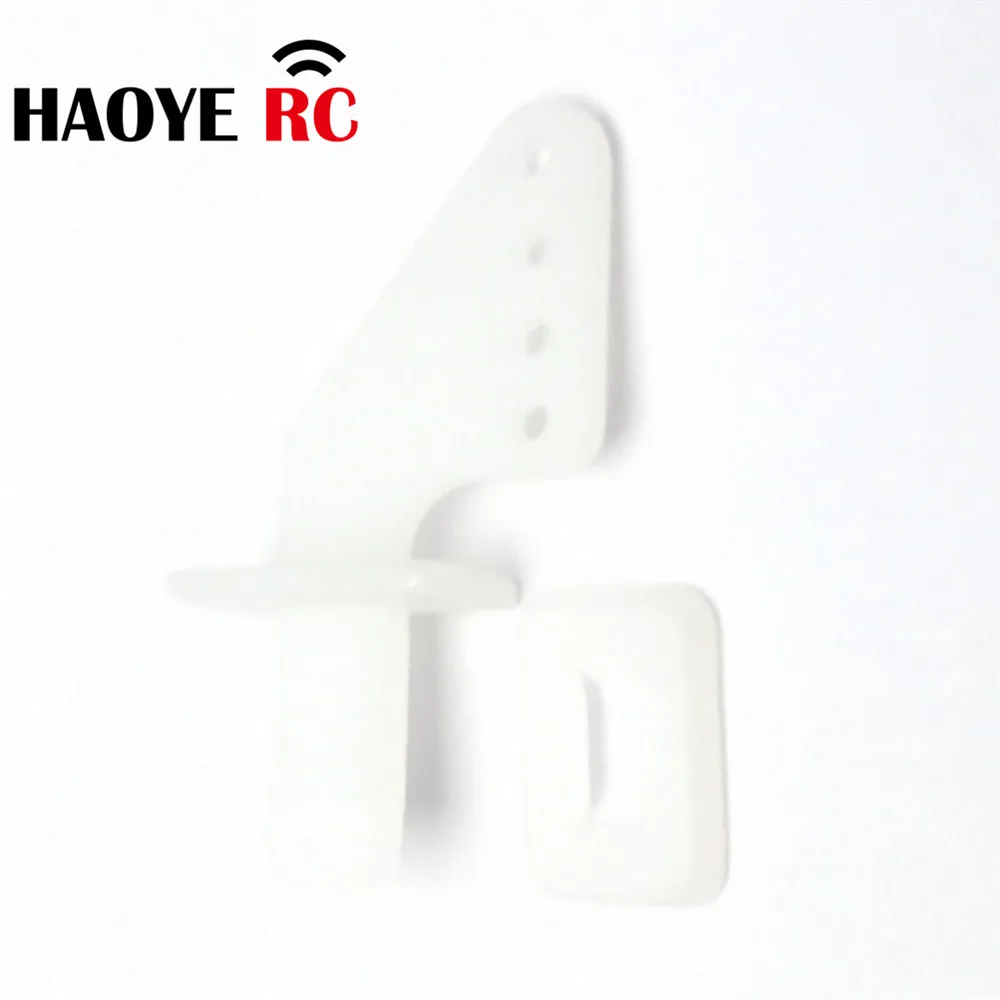 Haoye 10 Pcs Zip Horn Nylon Pin Horns 4 Holes For RC Airplanes Parts Electric Planes Foam Model Replacement Accessories