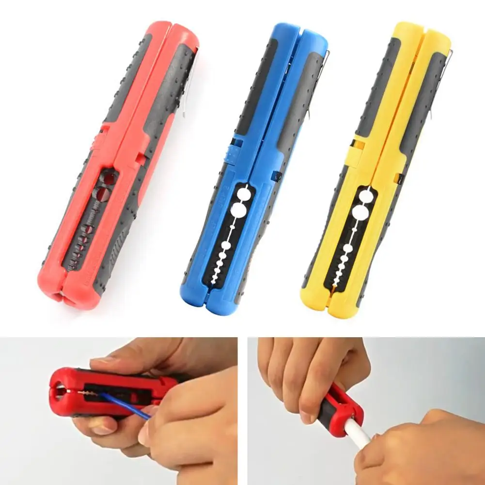Multi-function Gear Grinding Stripper Coaxial Cable Stripper Wire Stripper Convenient Practical Easy to Carry Hand Tools