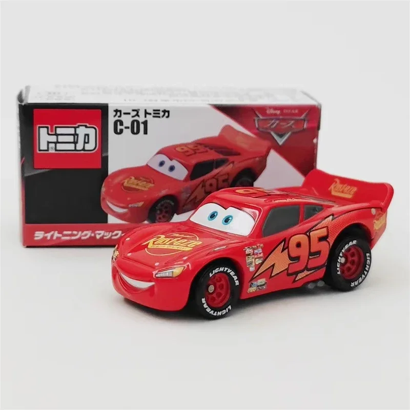 TAKARA TOMY-McQueen Car Story Model for Children, Diecast Alloy, Simulação Decoração, Brinquedos de Coleção, Presentes Infantis, 1:64