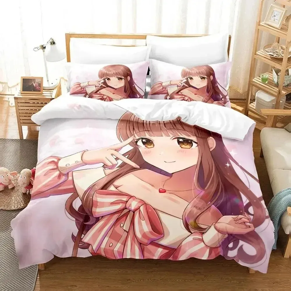 Anime Chieri Ogata Bedding Set Duvet Cover Bed Set Quilt Cover Pillowcase Comforter king Queen Size Adult Bedding Set