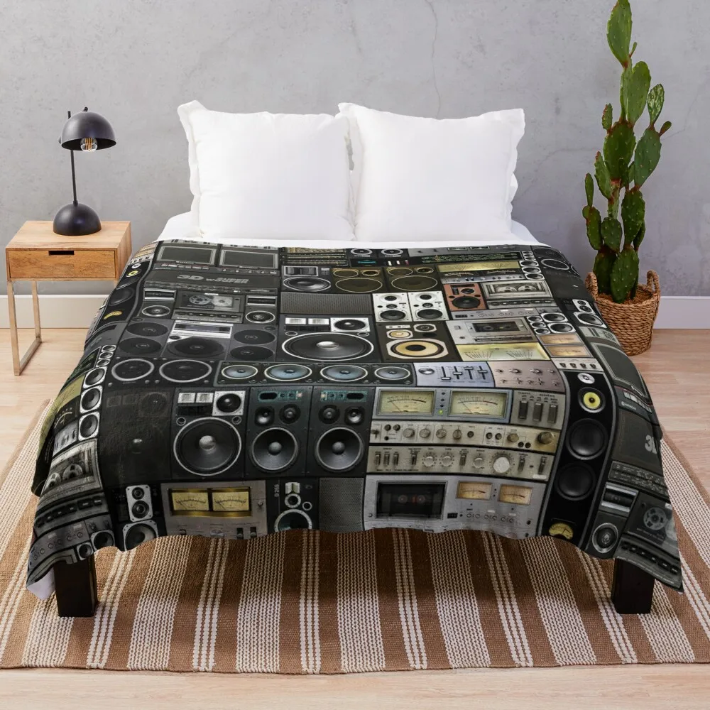 Hifidelity Remix Throw Blanket Decorative Throw Soft Big Luxury Brand Blankets