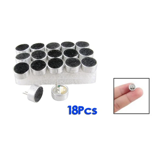 Popular 18 Pieces 9.5mm Dia MIC Capsule Electret Condenser miniphones