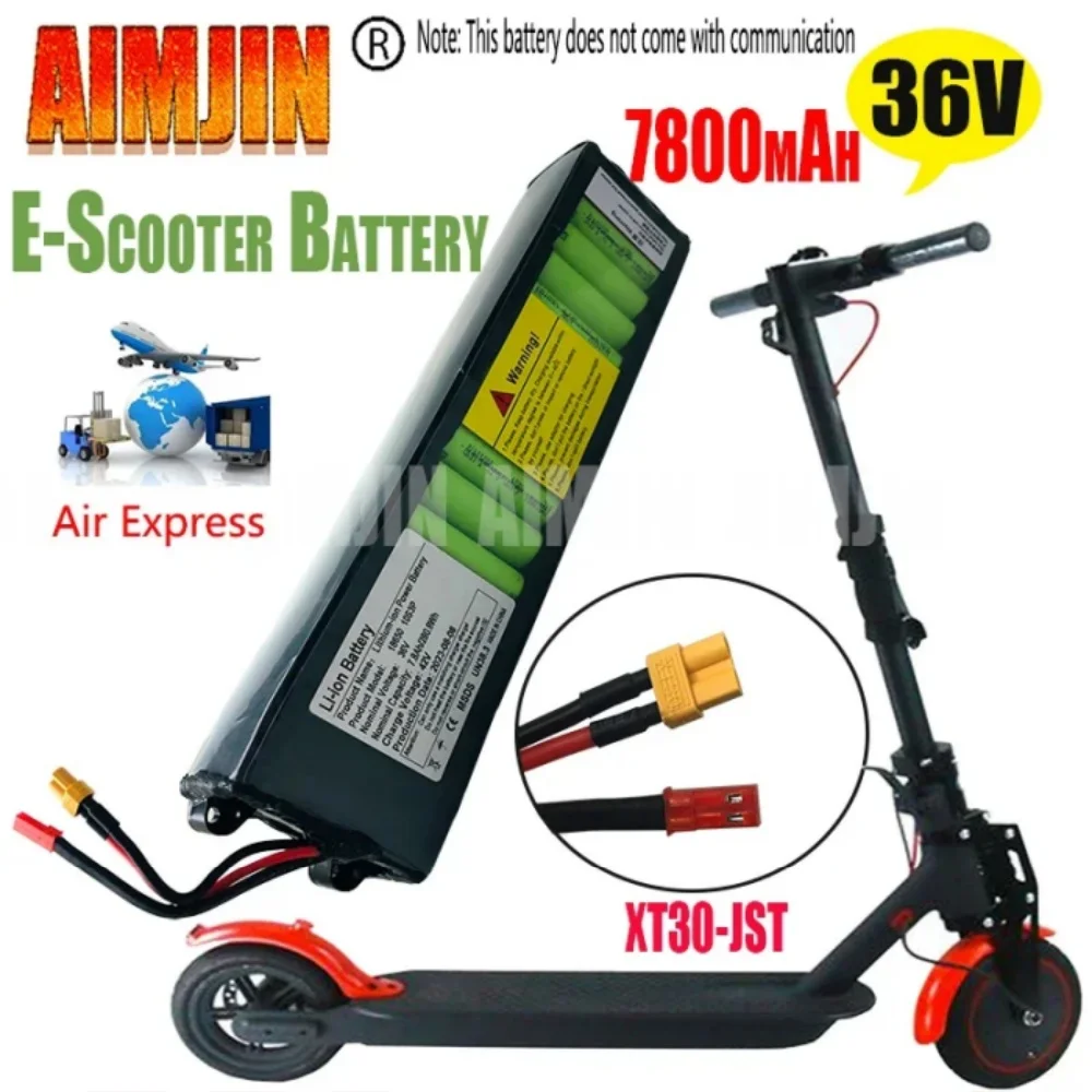 

NEW 36V 7800mah Battery 18650 Lithium Cell Pack for 7.8ah Xiaomi Segway M365 Electric Scooter Built in BMS