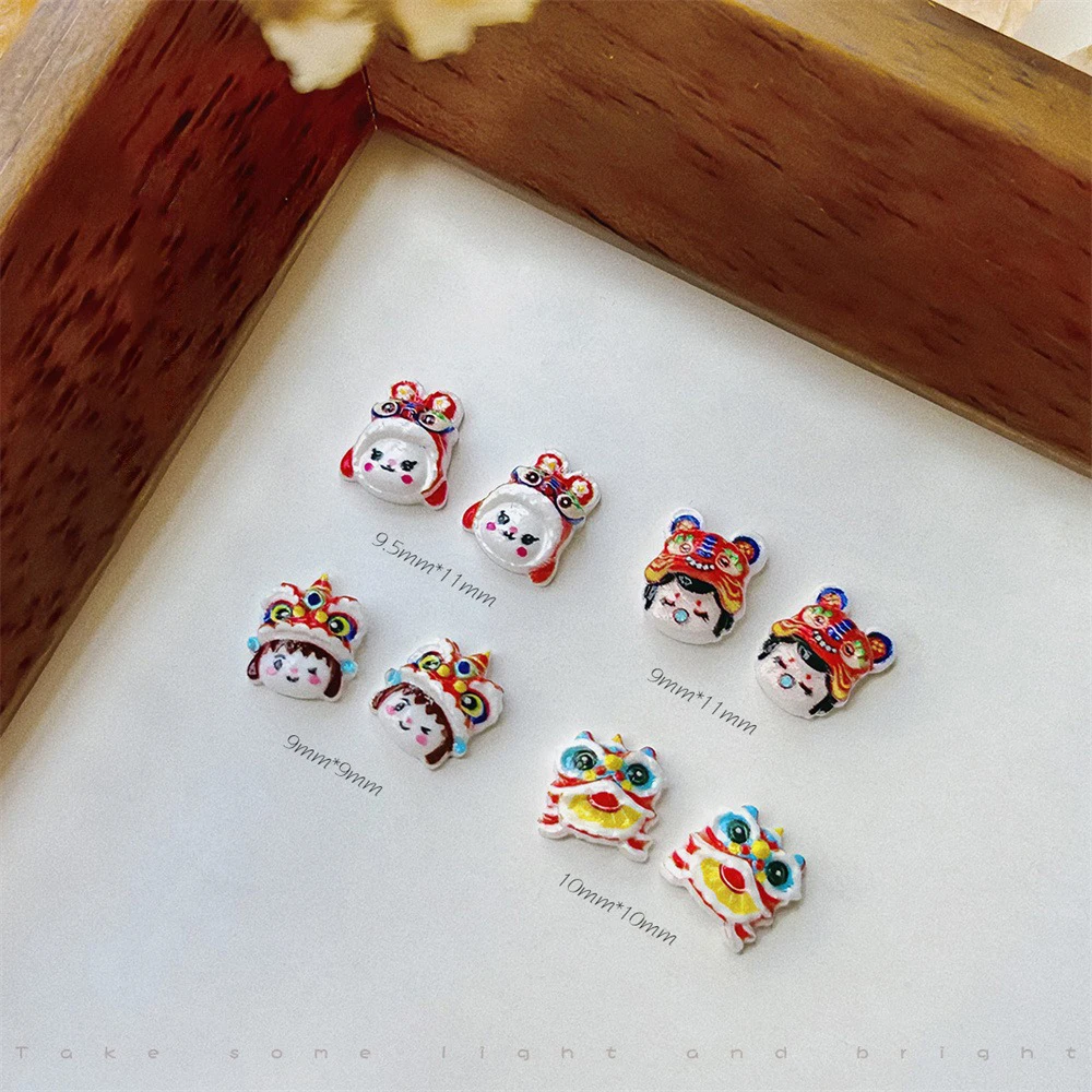 Hochwertige Maniküre ohne Verformung Maniküre-Zubehör im chinesischen Stil wieder verwendbares, langlebiges Zubehör für Weihnachten