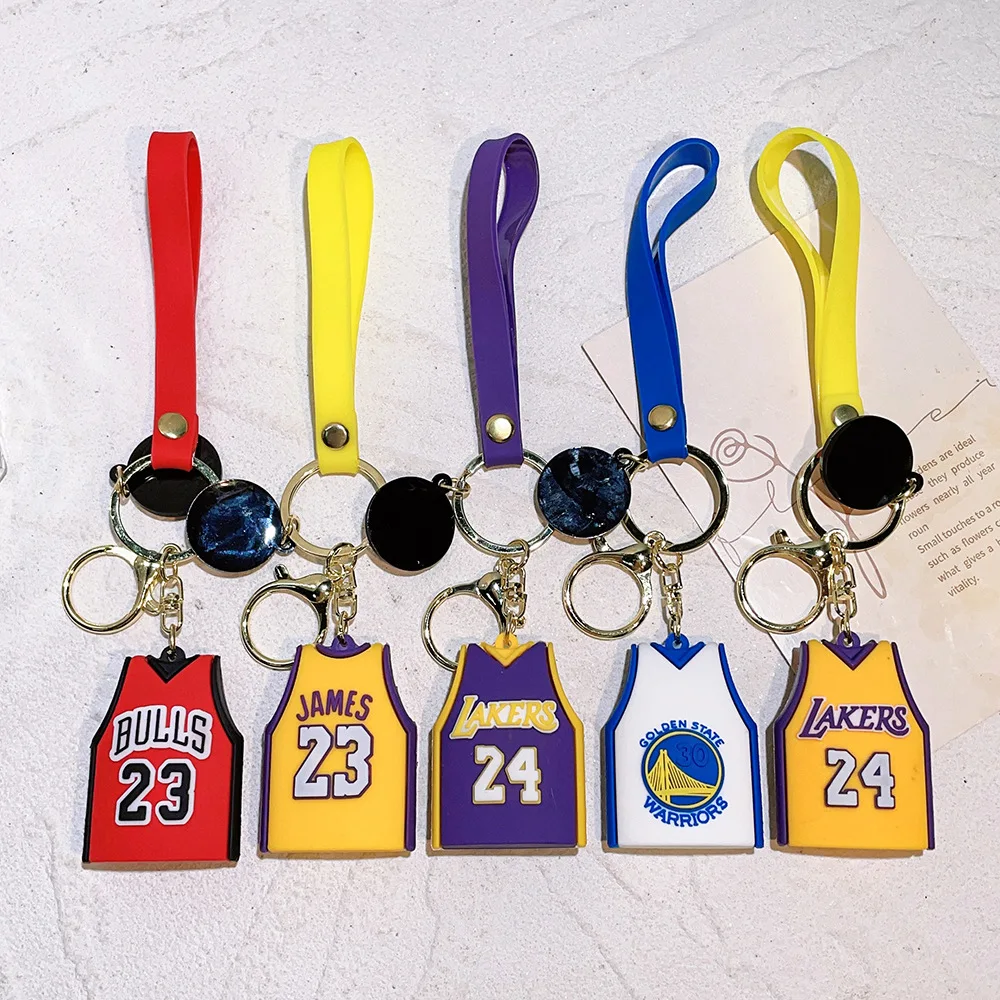 3D Mini Rotating Basketball Football Keychain Jersey Beer Bottle Opener Sports Keyring for Women Men Car Handbag Phone Pendant