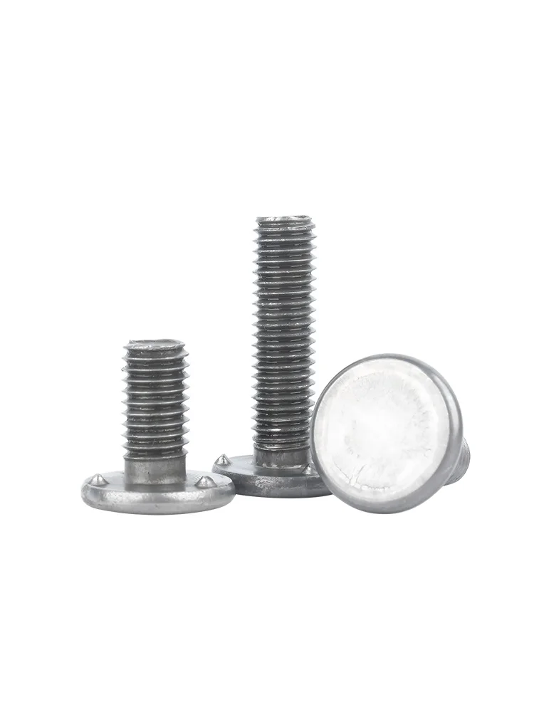 Tornillos de soldadura de acero al carbono M5 M6 M8 M10 Pernos de soldadura planos de tres puntos Longitud 10-40 mm