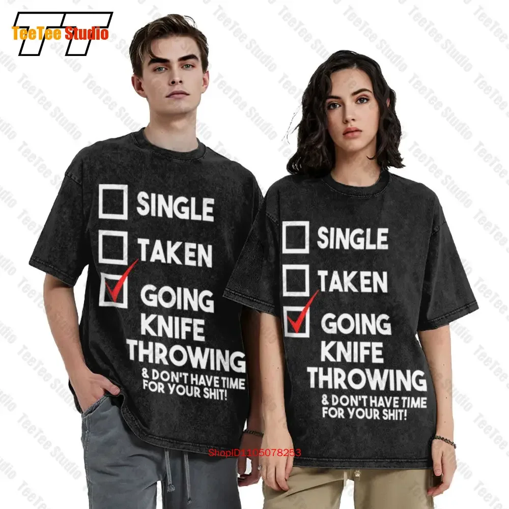 Going Knife Throwing New Ideal Vintage Oversized T-Shirt 15VW