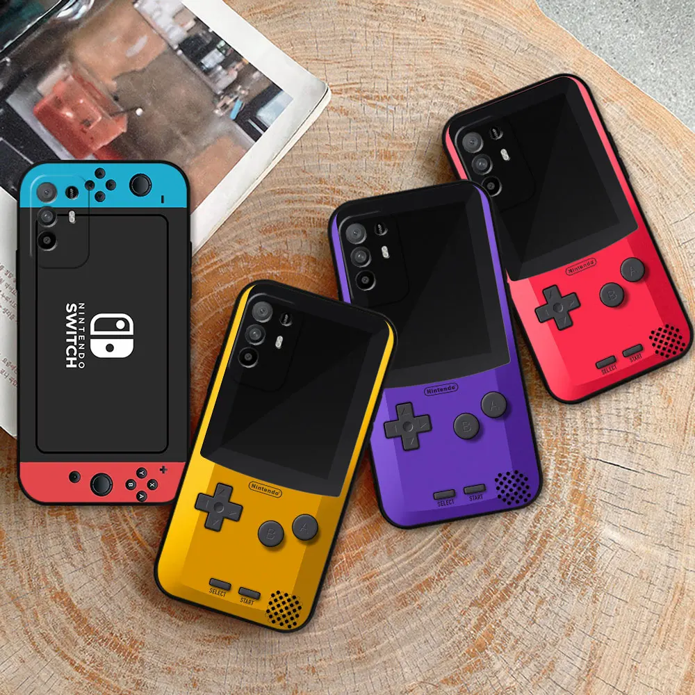 Game Machine Pattern Boy Case For  OPPO A98 A94 A93 A92 A78 A77 A76 A74 A73 A71 A60 A58 A57 A55 A54 A53 A38 A31 A17 A16 A15 Case