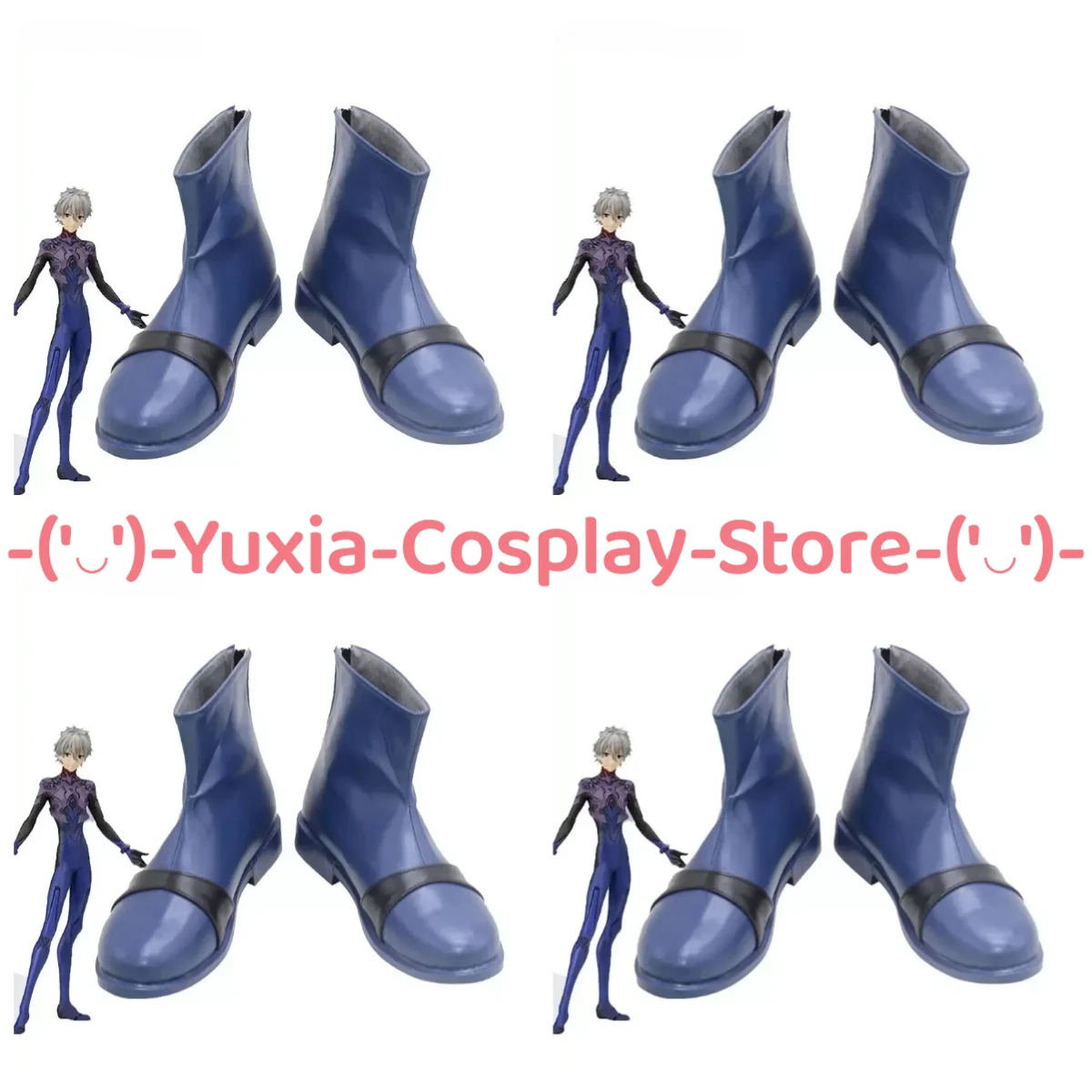 

Юксиакосплей! Kaworu Nagisa Обувь для косплея Аниме Игровой персонаж Опора Сапоги из искусственной кожи Хэллоуин Карнавальный костюм для вечеринки