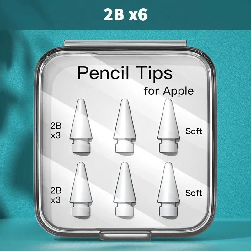 Voor Apple Potlood Penpunt Etui Voor Apple Potlood Tip 2B HB 3.0 Zacht Hard Voor Apple Potlood 1e 2e Generatie Accessoires