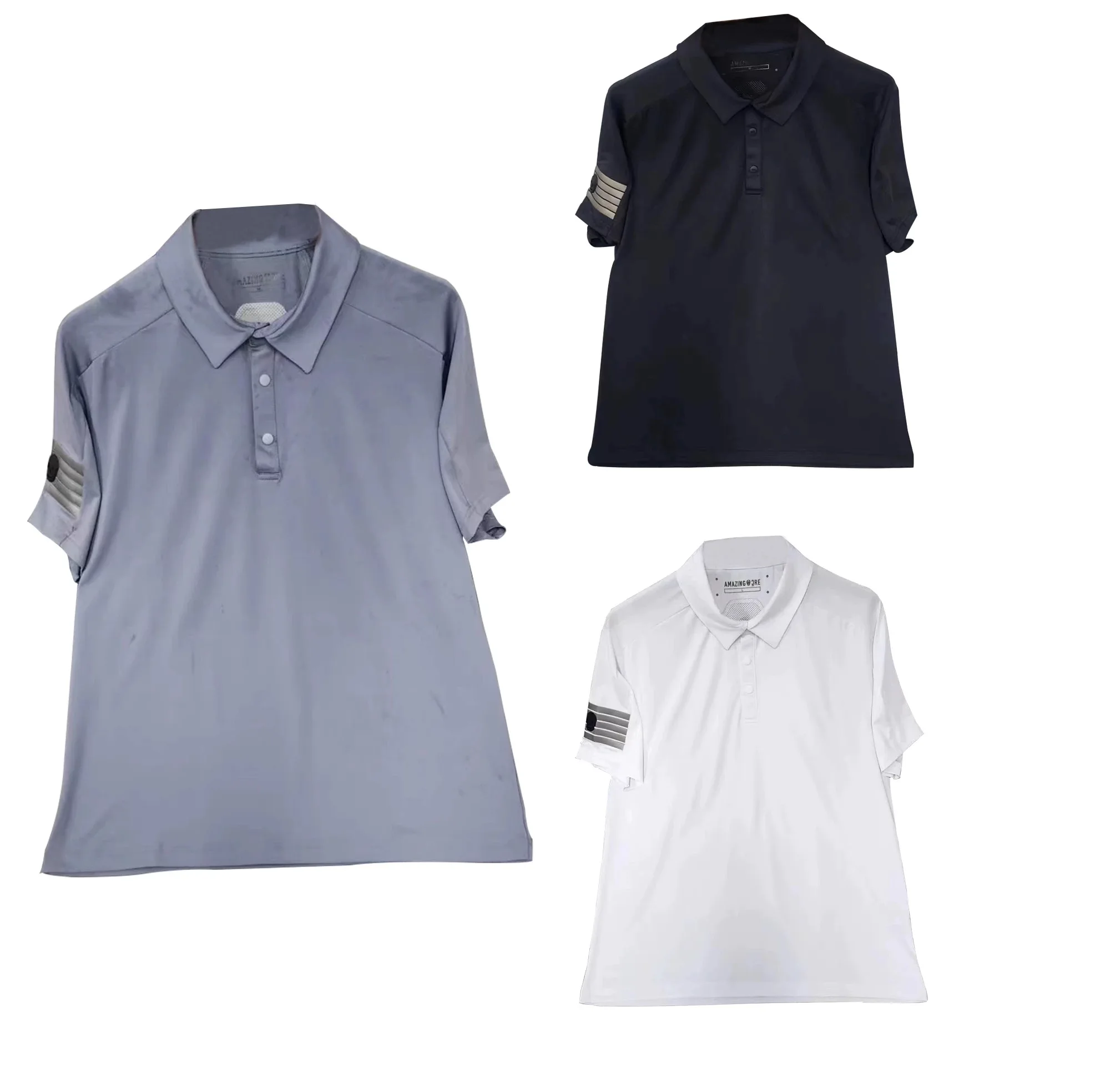 Summer Men's Short Sleeved Korean Golf Clothing New Comfortable Breathable Collar Golf Polo Shirt