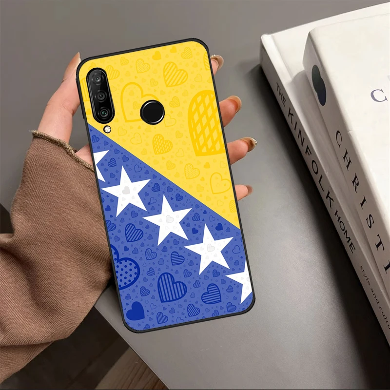 Bosnia and Herzegovina Passport For Huawei Nova Y90 Y61 Y60 5T 9 10 SE 3i 7i 8i 11i P Smart 2021 P20 P30 Pro P40 Lite Case