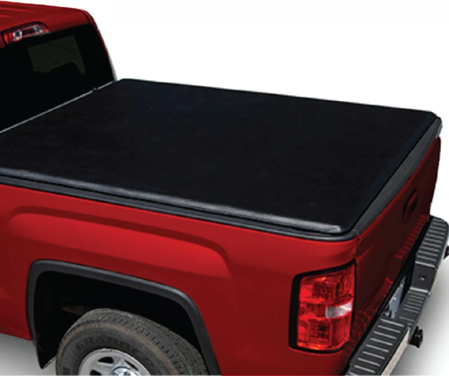 Fits 2019-2023 Chevy Silverado/Sierra with 5’8” Bed | Truck Bed Tonneau Cover | Easy Install (5’8” Bed Soft Roll Up)