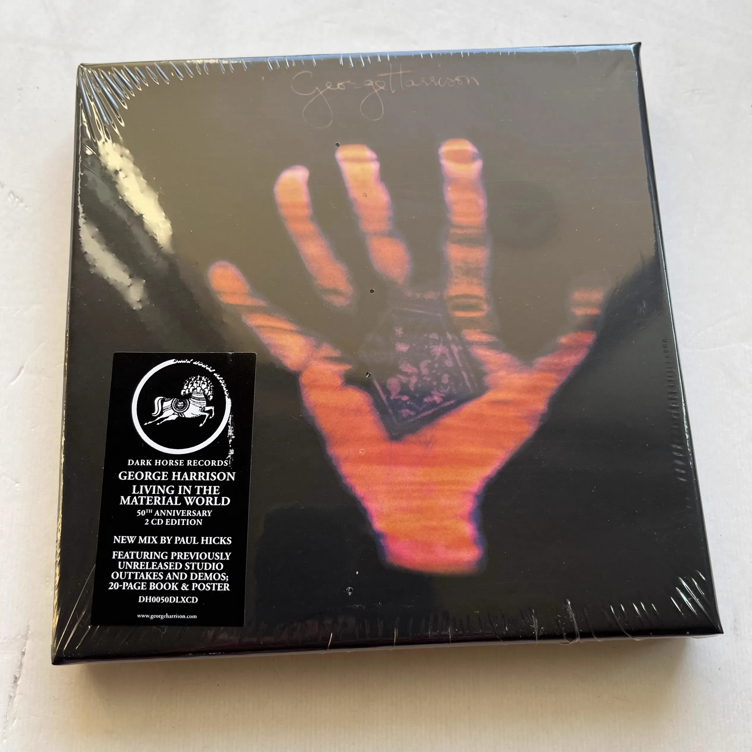 

Rock George Harrison Music CD Living in the Material World 50th Anniversary Album 2pcs Music Record Soundtracks Box Gift