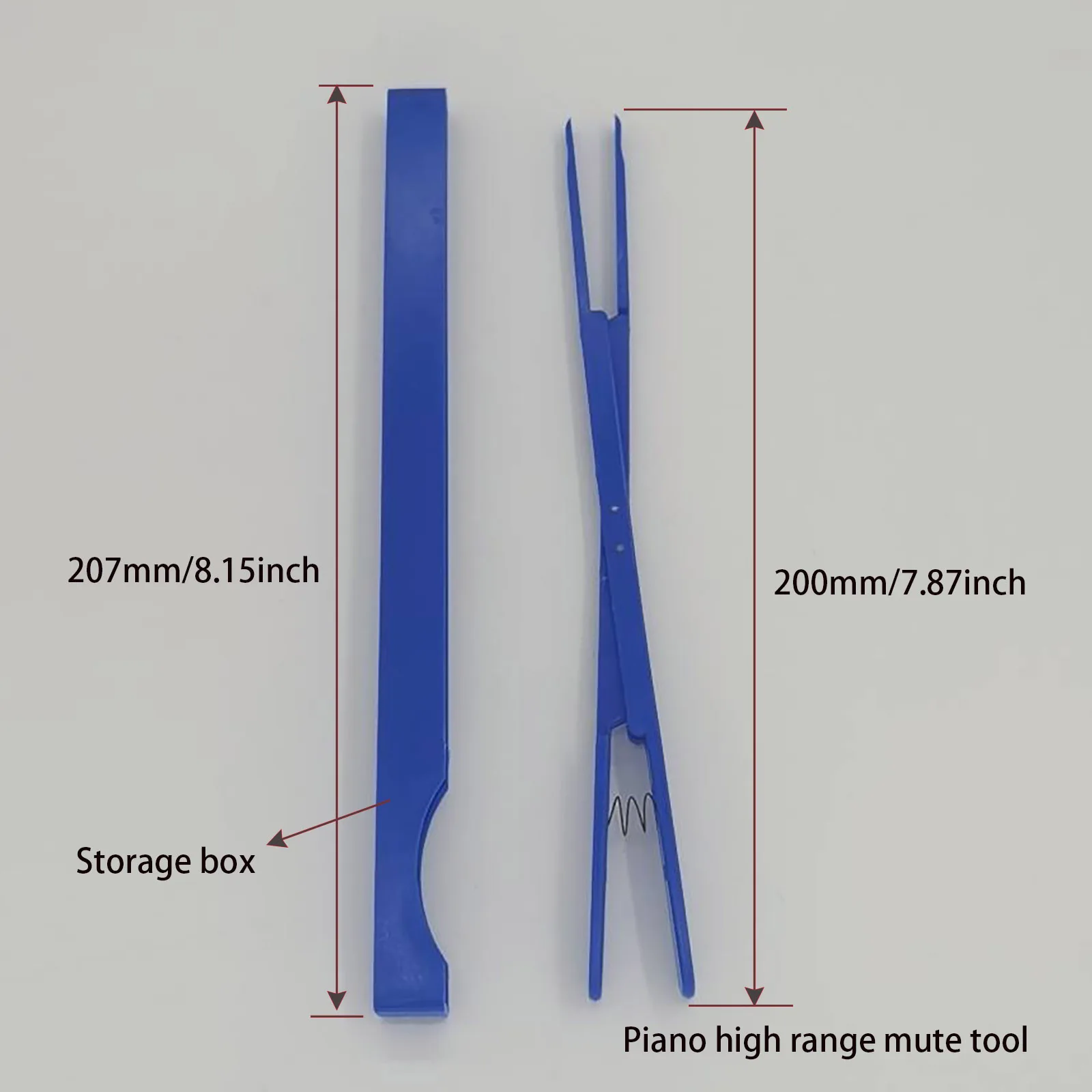 Treble Mute Piano Tuning Tools Piano mute tool Tuning tool middle and high voice mute tool Nylon mute special tools image 5