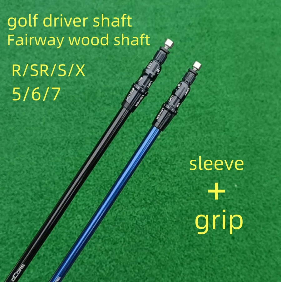 Golf Club Shaft ven TR Fuj black/blue driver Shaft and Fa wood Shaft 6X/7S/7X Flex Graphite Shaft Assembly Sleeve And Grip,