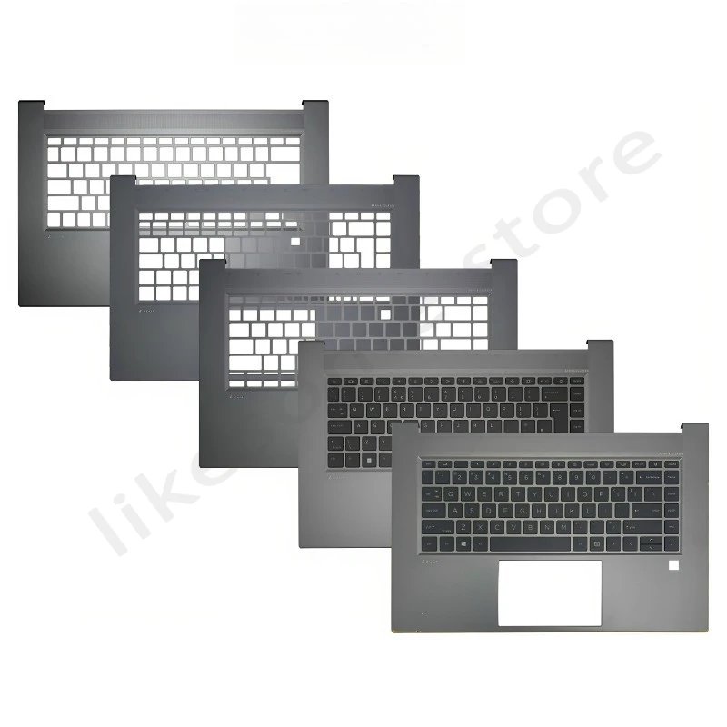 

Новая верхняя часть корпуса (палмрест) для ноутбуков HP ZBOOK 15S Studio G7 G8 с клавиатурой с подсветкой и нижней крышкой, замена M14605-001