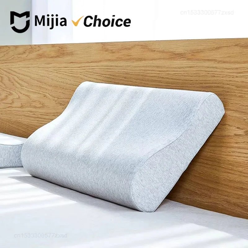 Mijia Neck Protecting Memory Foam Pillow Slow Rebound Antibacterial Cotton Pillow Core Relieve Cervical Vertebra Bolster