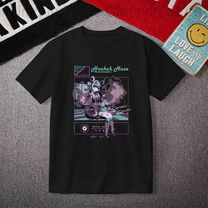 Hookah Haze T Shirt Fashion Cartoon Cute Ptint T-shirt Harajuku Trend Men Women High Quality Summer Cotton Short Sleeve Tee Tops