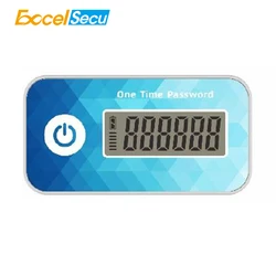 Excelsecu One Time Password codice a 6 cifre programmabile Token OTP basato su tempo E-commerce con schermo LCD NFC resemina PC Mobile