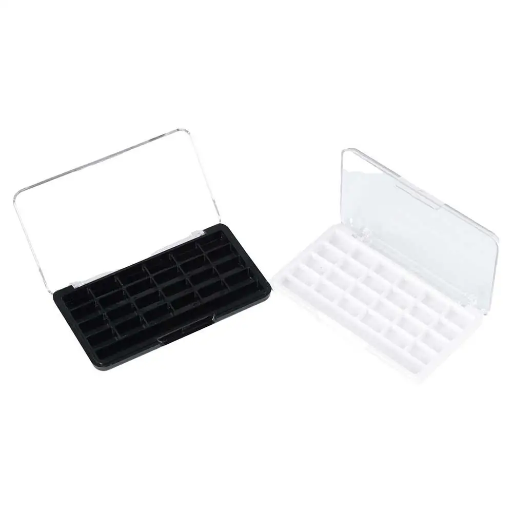 24칸 파우더 홀더 립밤 용기 빈 아이섀도우 디쉬 화장품 도구 리필 가능한 팔레트 메이크업 팔레트