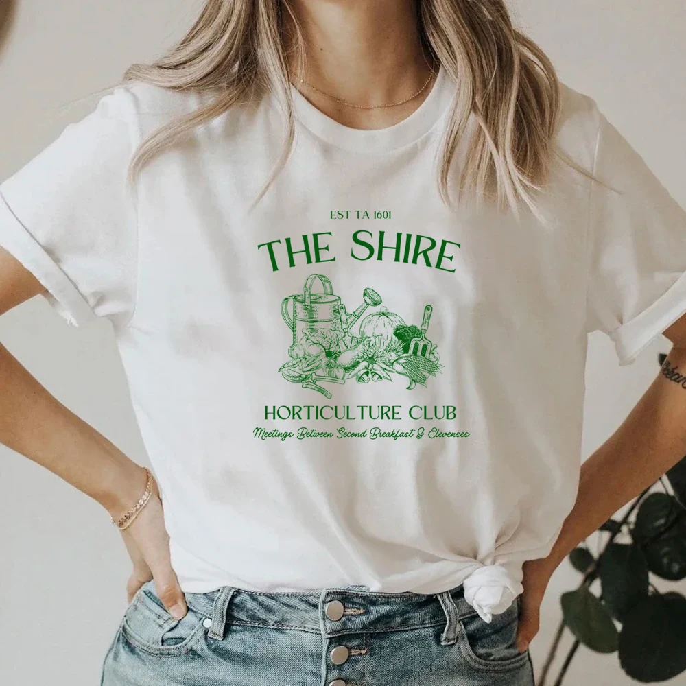 Garden Club TShirt Literature Shirt Second Breakfast Top Movie Buff Unisex Crew Neck Top Bookish Gifts for Readers Gardening Tee