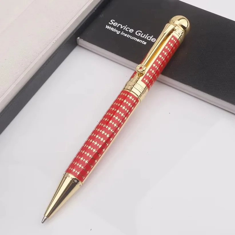 الفاخرة MB قلم الكرات الدوّارة الفن باترون سلسلة جوزيف II قلم حبر جاف الكتابة القرطاسية اللوازم المكتبية