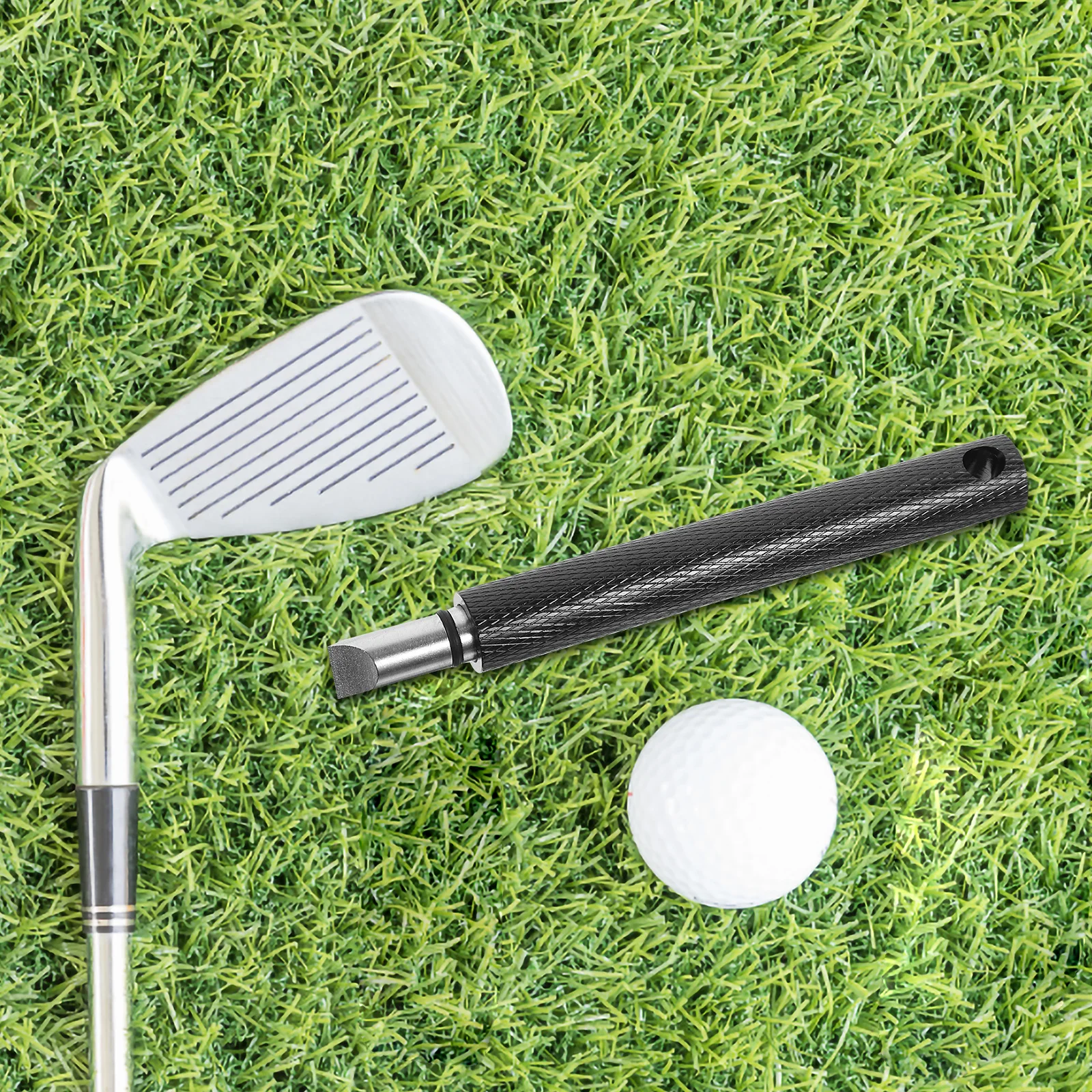 

Golf Club Groove Sharpener Portable Cleaning Tool Aluminum Alloy Stainless Steel Durable Efficient Golfing Accessories Men