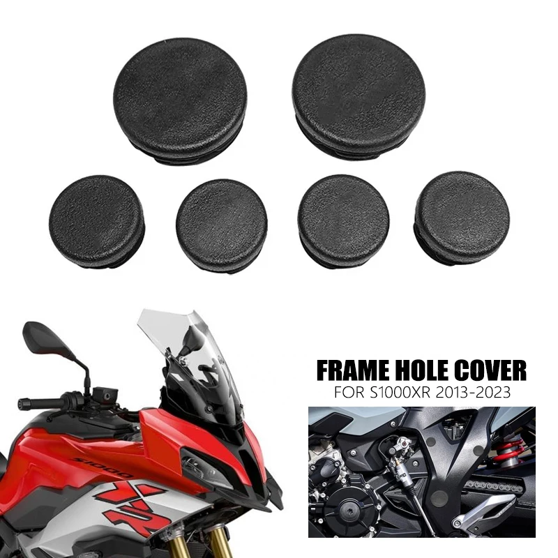 

For BMW S1000XR Frame Hole Cover Caps Plug Decorative Frame Cap Set S1000 XR S 1000XR S 1000 XR 2013-2023 Motorcycle Accessories