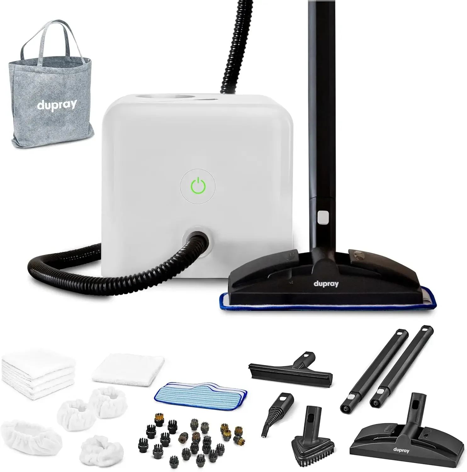 Neat Steam Cleaner with 40 Accessories - Powerful Multi-Purpose Steamer for Deep Cleaning Floors, Upholstery, Grout, and