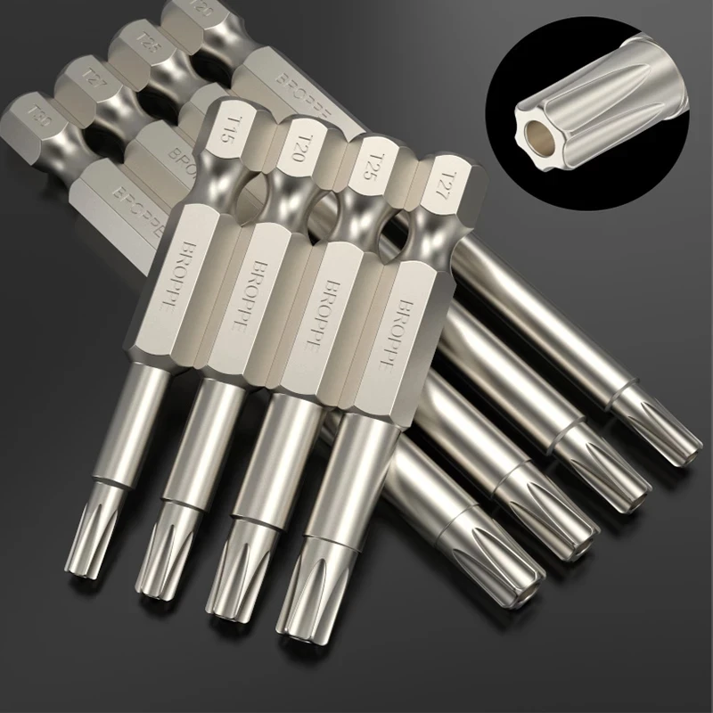 11/12Pcs Torx Screwdriver Set T5-T40 1/4 Inch Security Bit Set Tamper Proof Screwdriver Drill Bit Screw Driver Bits