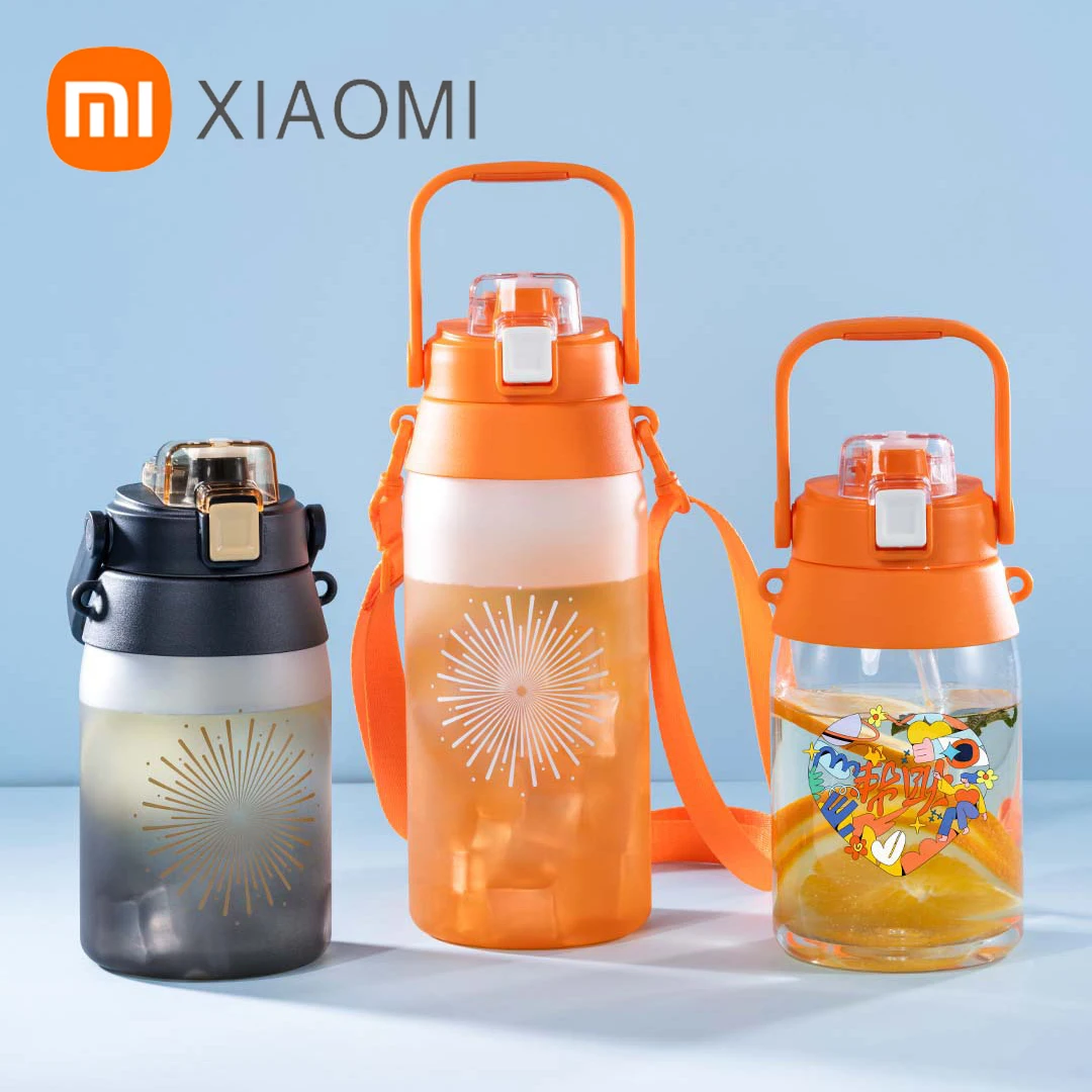 

Xiaomi Customize Sports Kettle Large Capacity Men Women Exercise Fitness Water Cup Straw High Temperature Resistance Summer