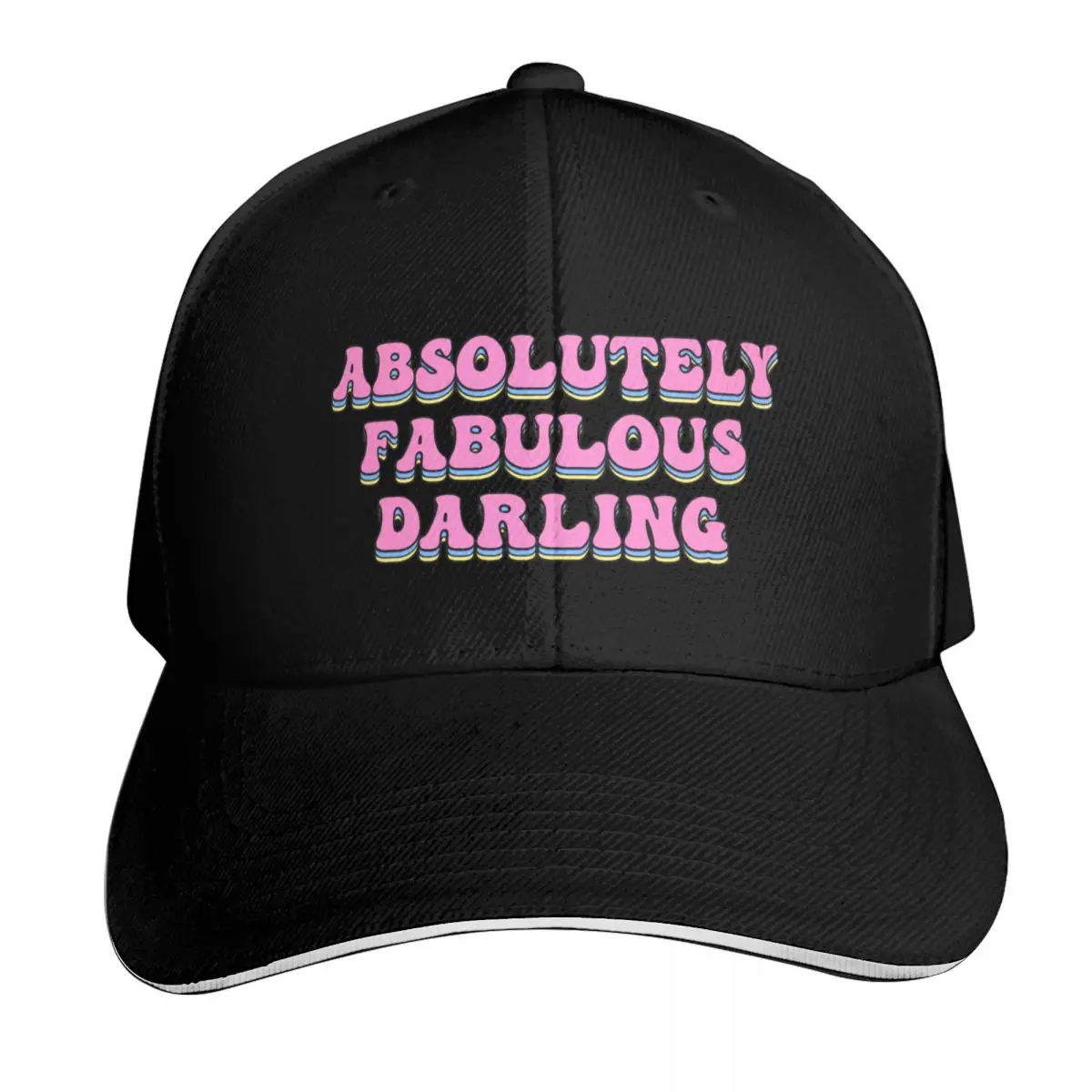 Absolutely Fabulous Darling Baseball Cap Adjustable Buckle Closure Moisture Wicking Quick Dry Curved Brim Classic Fit