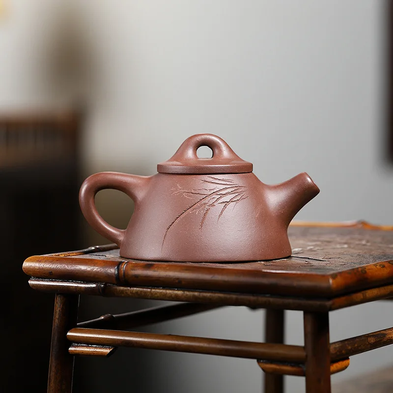 High Quality in Stock Yixing Purple Clay Teapot Tea Set Household Handmade Pot Ore Shipiao