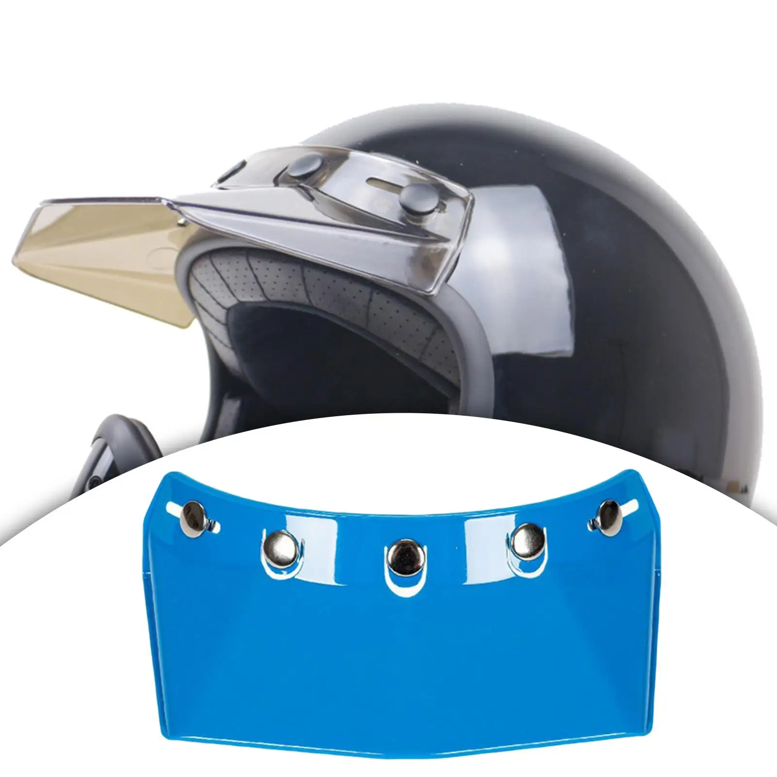 

Заменяет запасные части для козырька мотоцикла с открытым лицом, синий