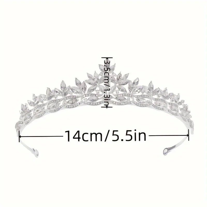 Crystal Tiaras And Crowns For Women Party Rhinestone Prom Diadem Headband Bridal Wedding Hair Accessories Jewelry Crown Tiara image 6