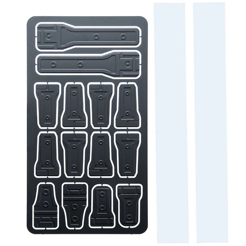 

Металлическая нержавеющая сталь RC автомобильная дверная петля оконная петля украшение для 1/6 RC гусеничного автомобиля осевой SCX6 JEEP комплект