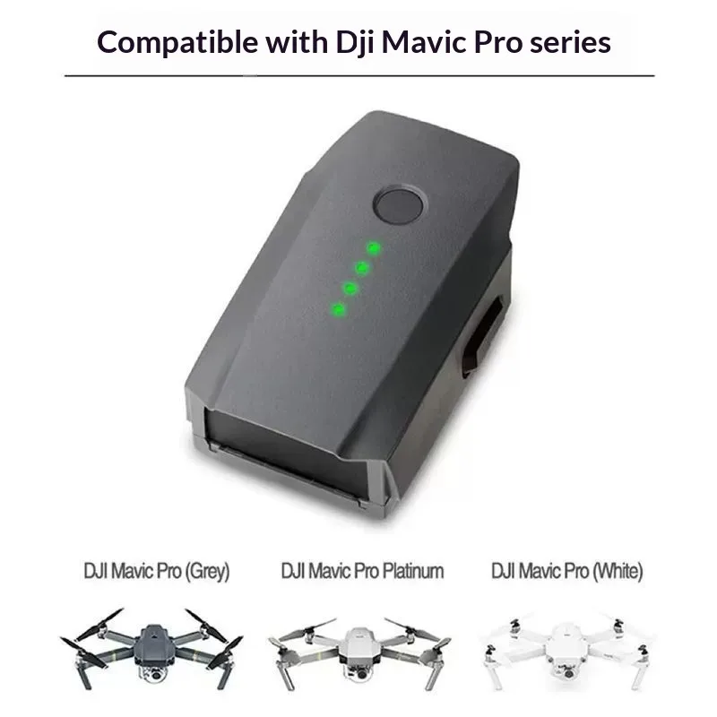 3830mAh 11.4V Large Capacity Intelligent Flight Battery for DJI Mavic Pro Platinum Drone Replacement Part