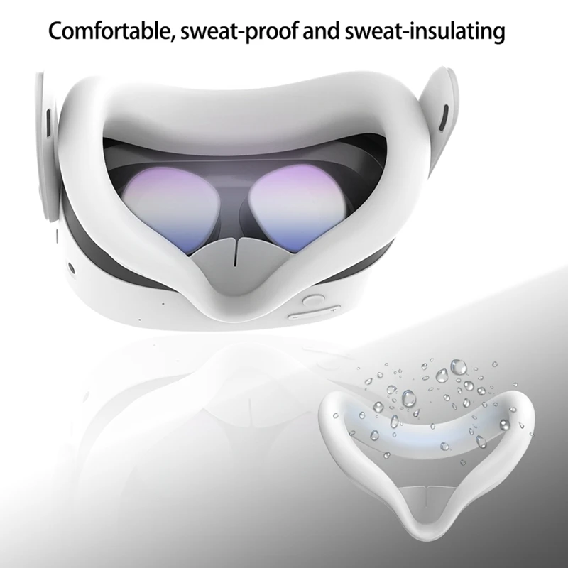 퀘스트 3S 용 보호 케이스 컨트롤러 그립 페이스 커버, 핸드 스트랩 렌즈 커버, 로커 캡 VR 액세서리, 9 인 1