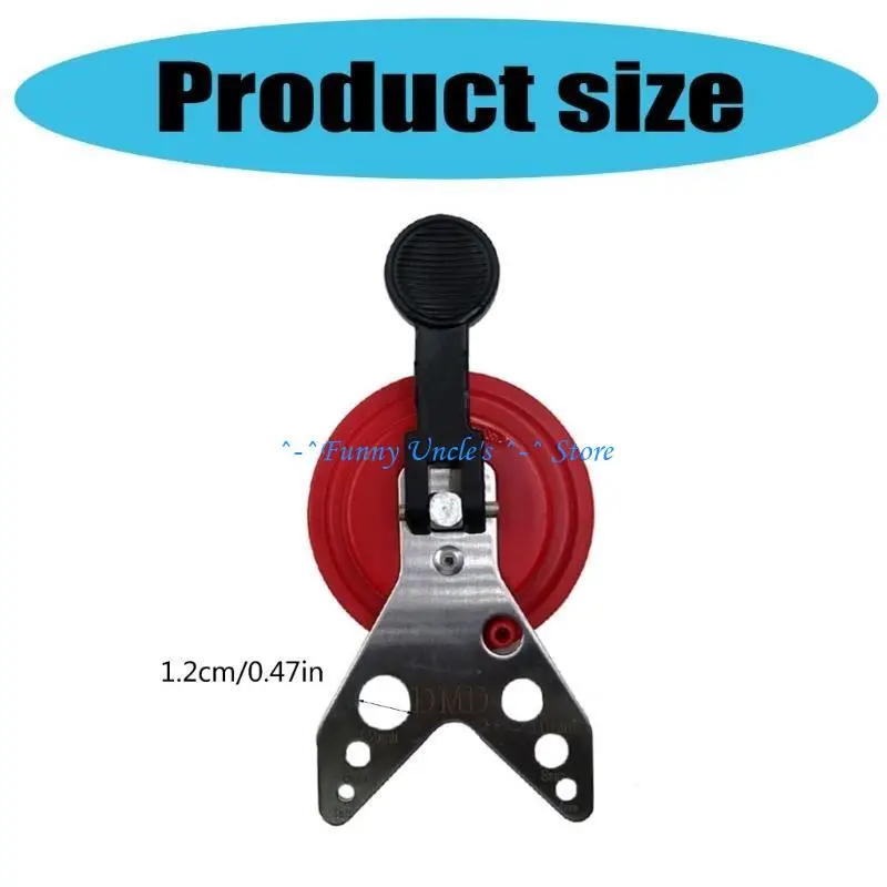 E7CD Versatile Glass Tile Hole Guide with Suction Base for Stable and Precise Drilling on Various Materials