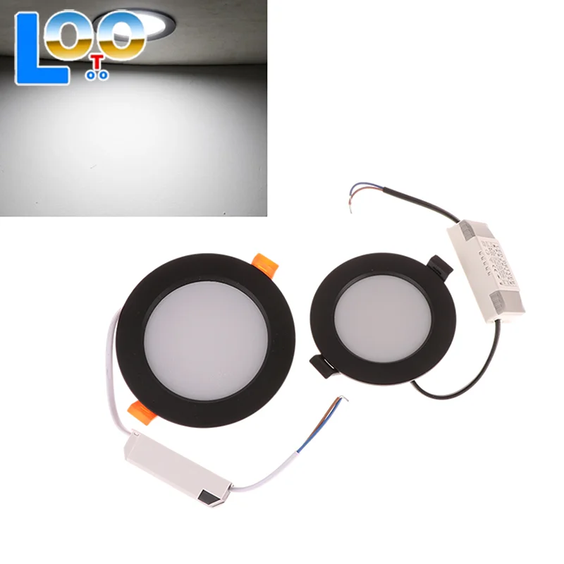 Wpuszczany reflektor LED Downlight AC 110V-265V Lampa sufitowa Białe światło Supermarket 5W7W9W12W18W Akcesoria oświetleniowe