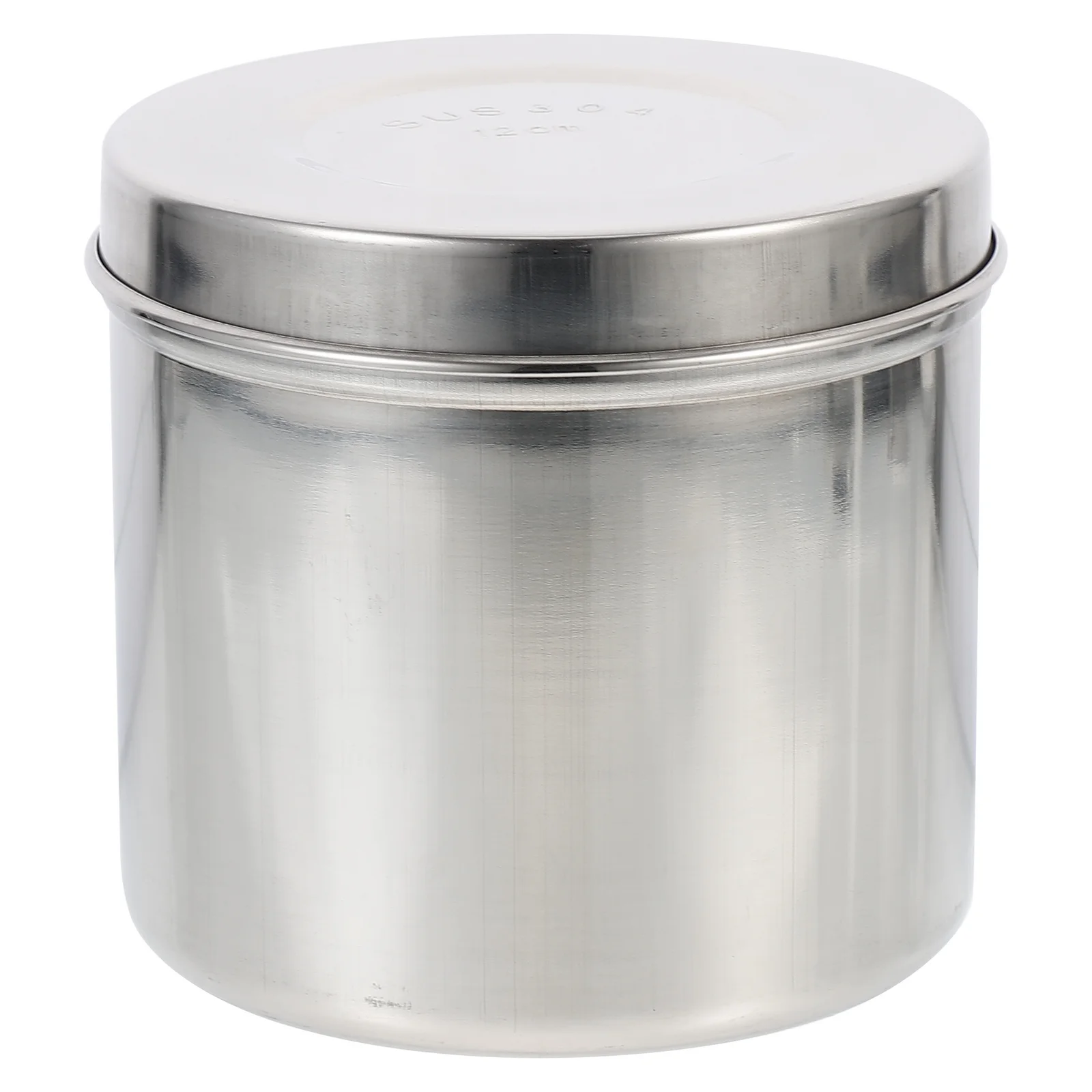 Ointment Jar Beauty Salon Storage Stainless Vessel Metal Can Air-resistant Dressing Steel Cobtainer Cotton Balls Tube Container