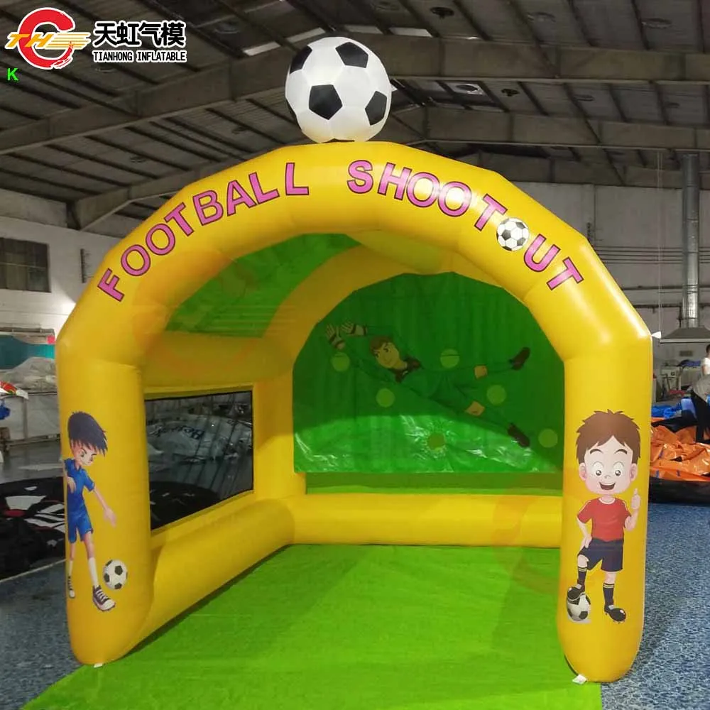 

Fast Air Shipping 3x3x3m Inflatable Football Shootout Goal Target Cheap Inflatable Soccer Shooting Carnival Sport Game