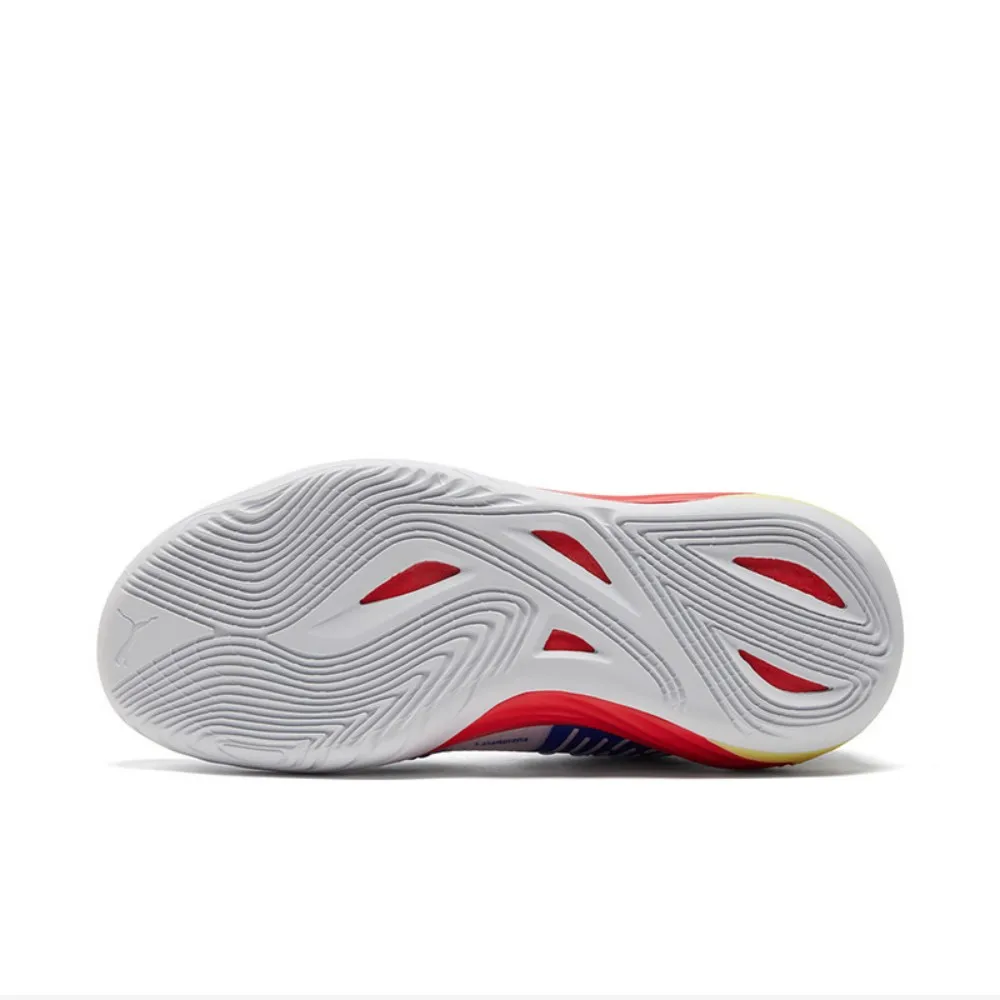 Puma Fusion Nitro Low-Top Cushioned Classic Basketball Shoes: Stylish, Versatile, Comfortable, Non-Slip, and Durable 195514-02