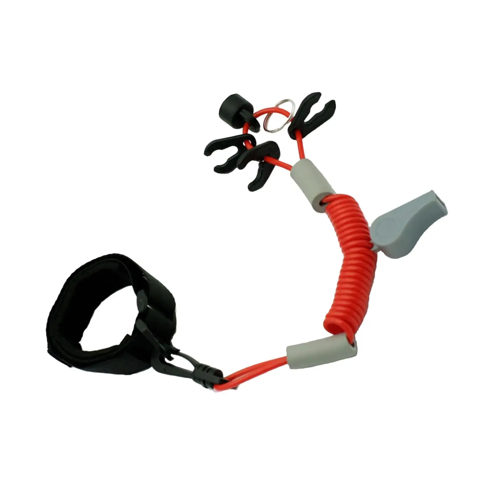 

Start Stop Kill Safety Lanyard with 4 Keys Floating Safety Switch Key Emergency Flameout Rope