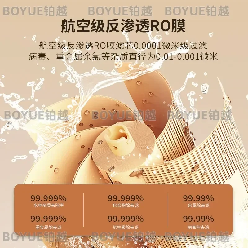 Desktop Water Dispenser RO Reverse Osmosis Filter Heating Tap Drinking Machine Hydrogen Rich Kitchen Home Appliance