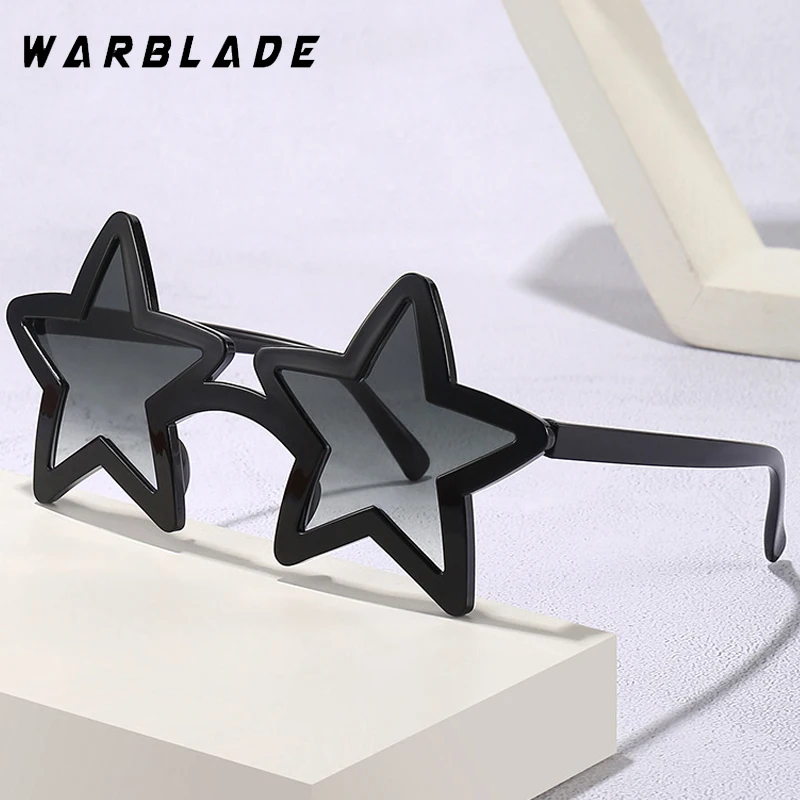 

Fashion Rainbow Five Pointed Star Women's Sunglasses Luxury Brand Men Sunglass Outdoor Travel Summer Party Female Eyewear UV400