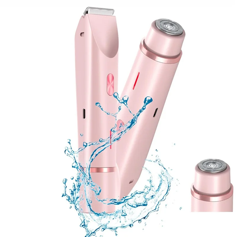 ماكينة حلاقة كهربائية بدون ألم للنساء، مزيل شعر اللحية، ماكينة تشذيب شعر الجسم، مزيل شعر الوجه للنساء
